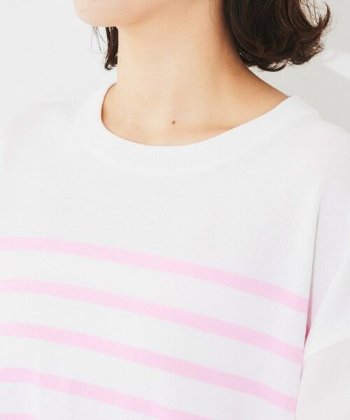 UNTITLED / アンタイトル カットソー | 【TORRAZZO DONNA】ハイブリッドボーダートップス | 詳細13