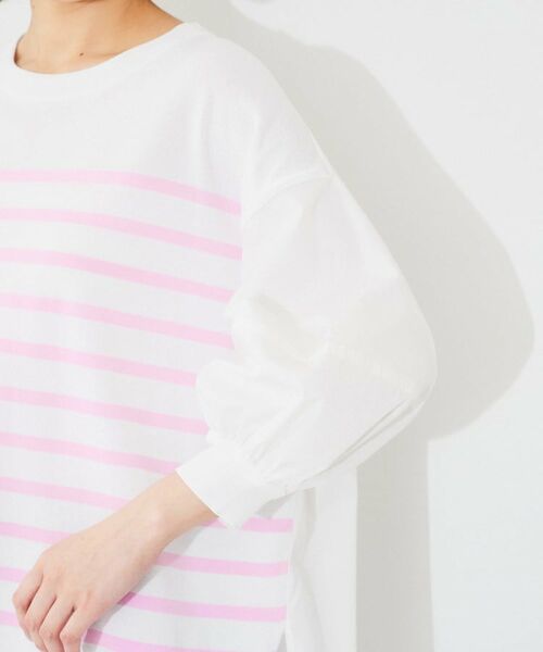 UNTITLED / アンタイトル カットソー | 【TORRAZZO DONNA】ハイブリッドボーダートップス | 詳細14