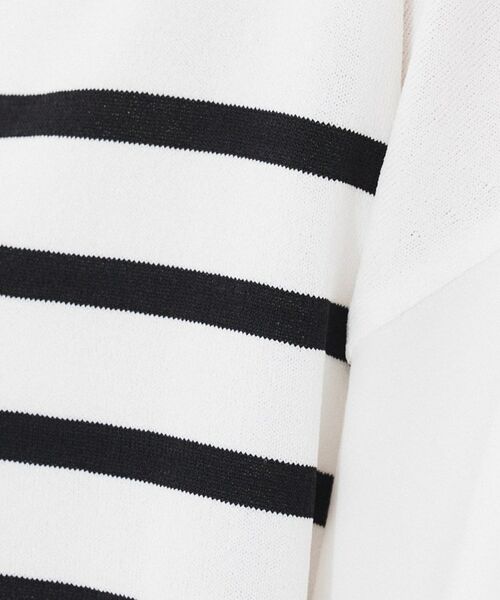 UNTITLED / アンタイトル カットソー | 【TORRAZZO DONNA】ハイブリッドボーダートップス | 詳細5