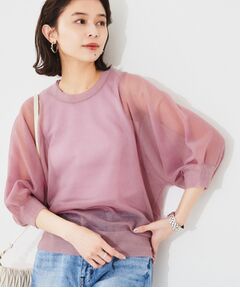 UNTITLED / アンタイトル カットソー | 【Munich】シアーパフスリーブプルオーバー