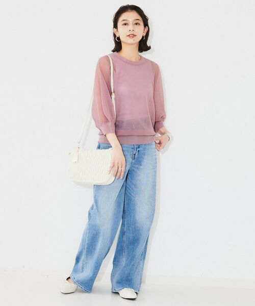 UNTITLED / アンタイトル カットソー | 【Munich】シアーパフスリーブプルオーバー | 詳細12