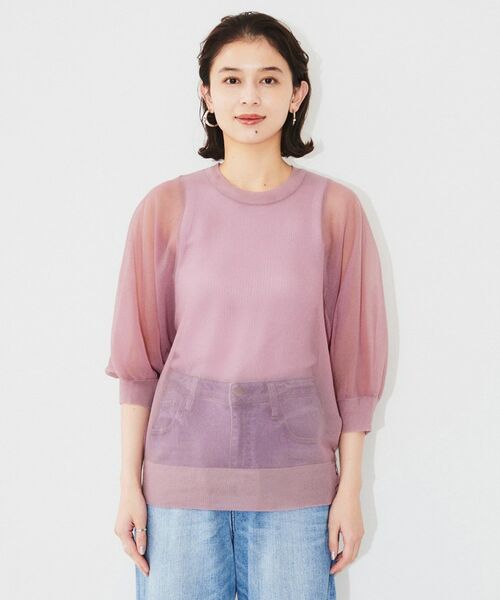 UNTITLED / アンタイトル カットソー | 【Munich】シアーパフスリーブプルオーバー | 詳細14