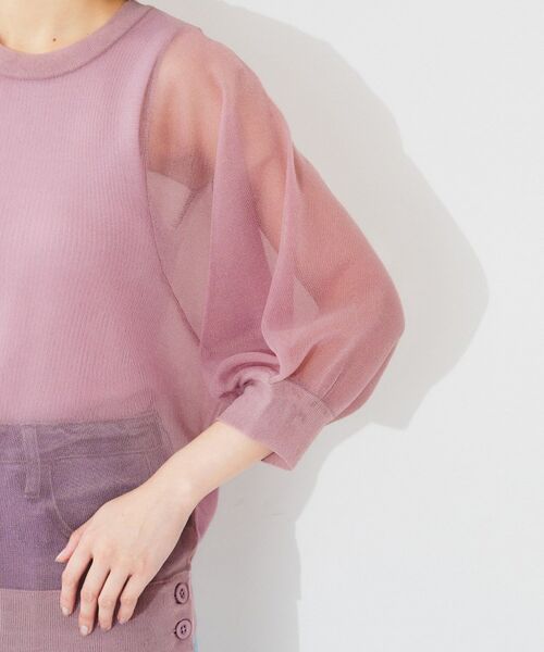 UNTITLED / アンタイトル カットソー | 【Munich】シアーパフスリーブプルオーバー | 詳細18
