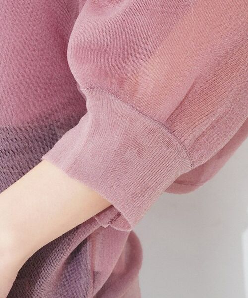 UNTITLED / アンタイトル カットソー | 【Munich】シアーパフスリーブプルオーバー | 詳細19