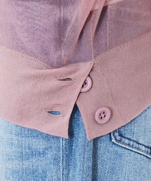 UNTITLED / アンタイトル カットソー | 【Munich】シアーパフスリーブプルオーバー | 詳細21