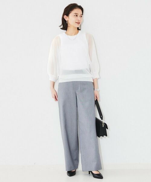 UNTITLED / アンタイトル カットソー | 【Munich】シアーパフスリーブプルオーバー | 詳細4