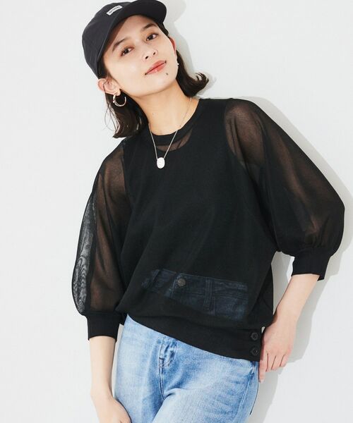 UNTITLED / アンタイトル カットソー | 【Munich】シアーパフスリーブプルオーバー | 詳細6