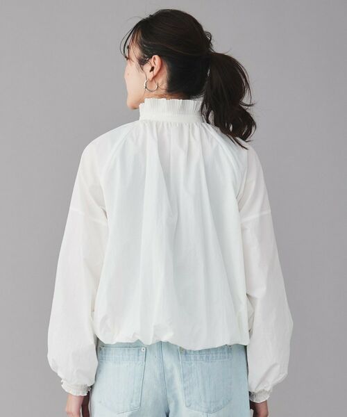 UNTITLED / アンタイトル レザーブルゾン・ジャケット | 【MARILYN MOON】プリーツナイロンシアーバルーンブルゾン | 詳細12