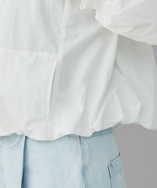 UNTITLED / アンタイトル レザーブルゾン・ジャケット | 【MARILYN MOON】プリーツナイロンシアーバルーンブルゾン | 詳細17