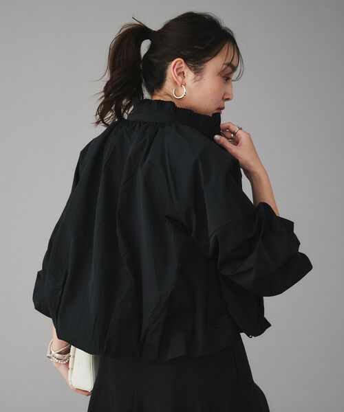 UNTITLED / アンタイトル レザーブルゾン・ジャケット | 【MARILYN MOON】プリーツナイロンシアーバルーンブルゾン | 詳細2