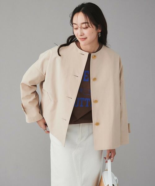 UNTITLED / アンタイトル その他アウター | 【 TRADITIONAL WEATHERWEAR】MALTON ノーカラー ショートコート | 詳細1