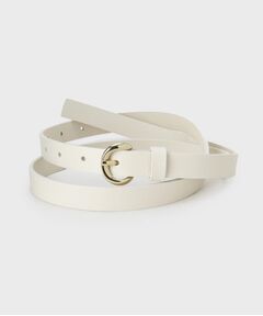 UNTITLED / アンタイトル ベルト・サスペンダー | 【本革 旬トレンド】ナローベルト