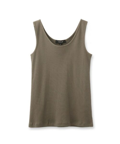 UNTITLED / アンタイトル キャミソール・チューブトップ | コットンテレコタンクトップ | 詳細1