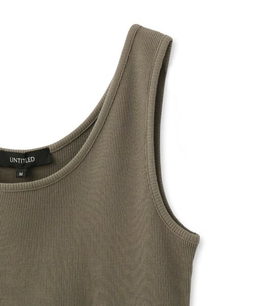 UNTITLED / アンタイトル キャミソール・チューブトップ | コットンテレコタンクトップ | 詳細4