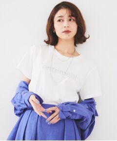 UNTITLED / アンタイトル Tシャツ | 【洗える/ロゴ】プリントジャージTシャツ