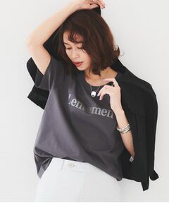 UNTITLED / アンタイトル Tシャツ | 【洗える/ロゴ】プリントジャージTシャツ