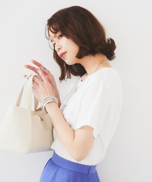 UNTITLED / アンタイトル Tシャツ | 【洗える/ロゴ】プリントジャージTシャツ | 詳細3