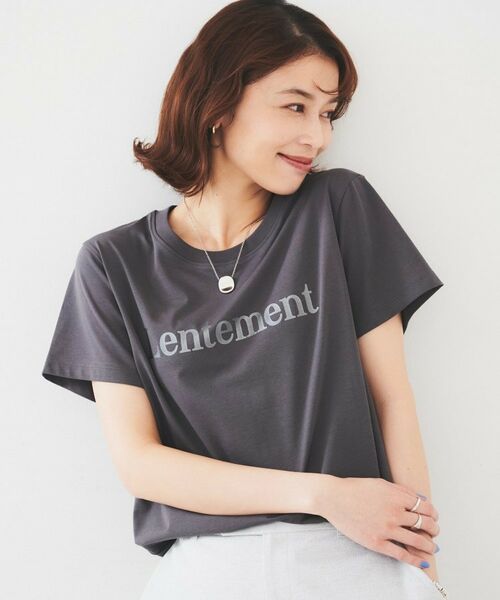 UNTITLED / アンタイトル Tシャツ | 【洗える/ロゴ】プリントジャージTシャツ | 詳細6