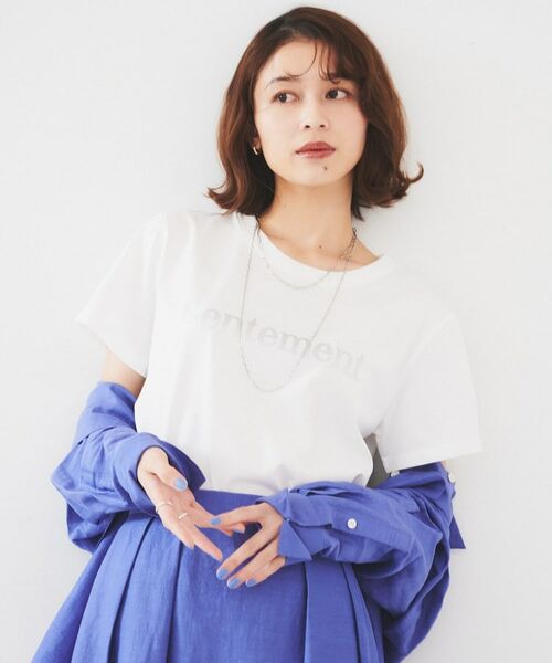 UNTITLED/アンタイトル プリントジャージTシャツ オフホワイト(103) 50(6L) UNTITLED/アンタイトル プリントジャージTシャツ オフホワイト(103) 50(6L)