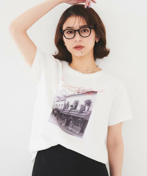 UNTITLED/アンタイトル プリントジャージTシャツ オフホワイト(603) 04(2LT) UNTITLED/アンタイトル プリントジャージTシャツ オフホワイト(603) 04(2LT)