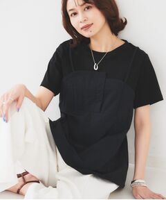 UNTITLED / アンタイトル カットソー | 【洗える/Tシャツ】ビスチェドッキングプルオーバー