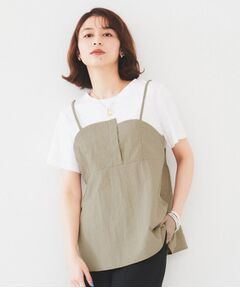 UNTITLED / アンタイトル カットソー | 【洗える/Tシャツ】ビスチェドッキングプルオーバー