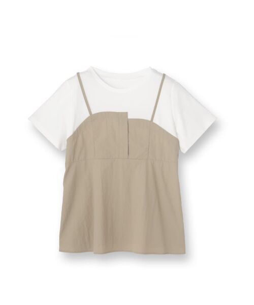 UNTITLED / アンタイトル カットソー | 【洗える/Tシャツ】ビスチェドッキングプルオーバー | 詳細1