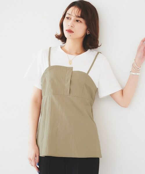 UNTITLED / アンタイトル カットソー | 【洗える/Tシャツ】ビスチェドッキングプルオーバー | 詳細10