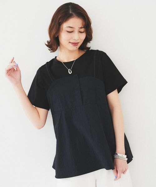 UNTITLED / アンタイトル カットソー | 【洗える/Tシャツ】ビスチェドッキングプルオーバー | 詳細2