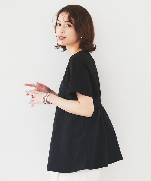 UNTITLED / アンタイトル カットソー | 【洗える/Tシャツ】ビスチェドッキングプルオーバー | 詳細3