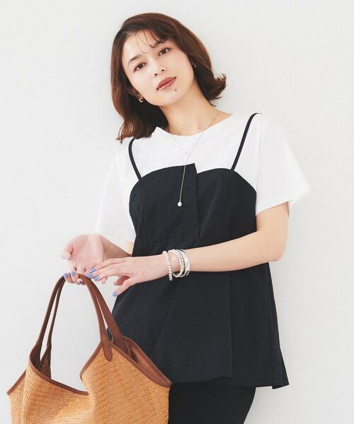 UNTITLED / アンタイトル カットソー | 【洗える/Tシャツ】ビスチェドッキングプルオーバー | 詳細6