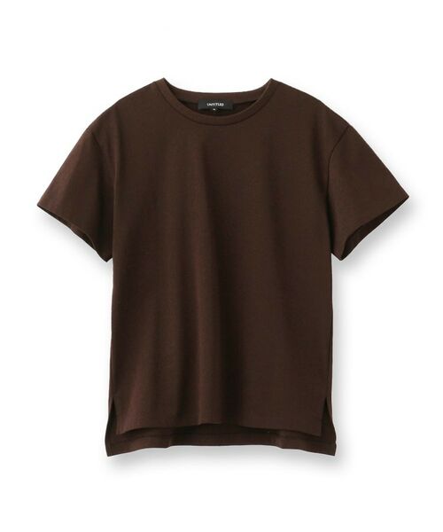 UNTITLED / アンタイトル カットソー | 【ベーシック/インナーにも/手洗い可】クルーネックプルオーバー | 詳細1