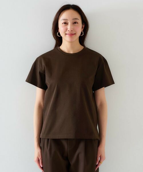 UNTITLED / アンタイトル カットソー | 【ベーシック/インナーにも/手洗い可】クルーネックプルオーバー | 詳細15