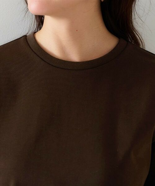 UNTITLED / アンタイトル カットソー | 【ベーシック/インナーにも/手洗い可】クルーネックプルオーバー | 詳細18