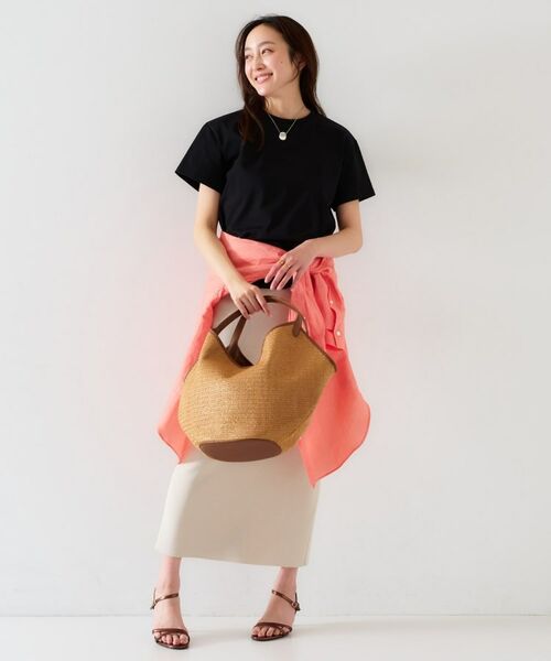 UNTITLED / アンタイトル カットソー | 【ベーシック/インナーにも/手洗い可】クルーネックプルオーバー | 詳細9