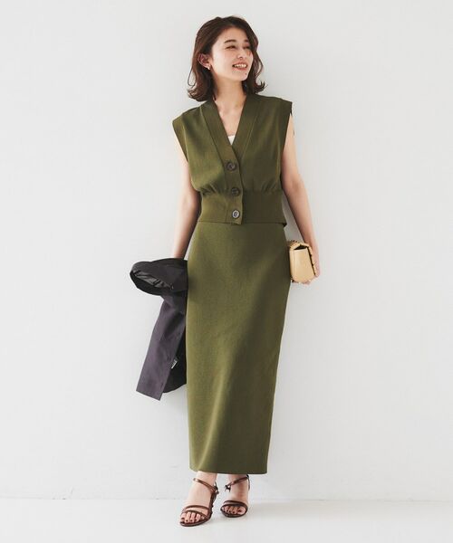 UNTITLED / アンタイトル ニット・セーター | 【セットアップ可能】コンパクトニットベスト | 詳細11