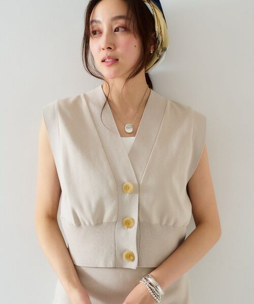 UNTITLED / アンタイトル ニット・セーター | 【セットアップ可能】コンパクトニットベスト | 詳細14