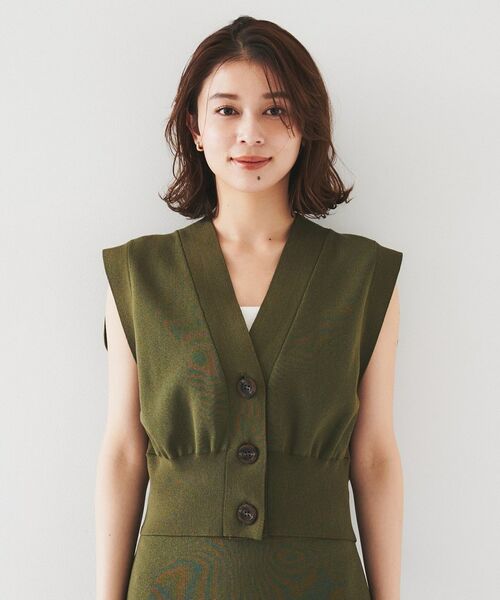 UNTITLED / アンタイトル ニット・セーター | 【セットアップ可能】コンパクトニットベスト | 詳細18