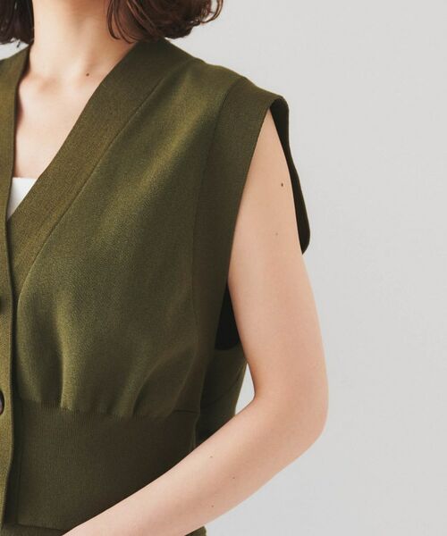 UNTITLED / アンタイトル ニット・セーター | 【セットアップ可能】コンパクトニットベスト | 詳細22