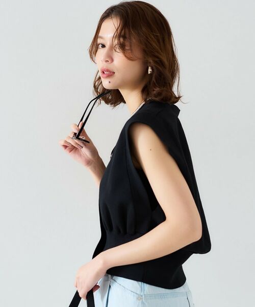 UNTITLED / アンタイトル ニット・セーター | 【セットアップ可能】コンパクトニットベスト | 詳細4