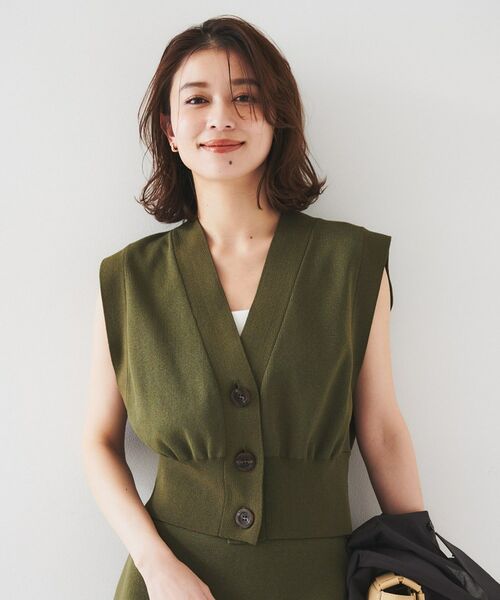 UNTITLED / アンタイトル ニット・セーター | 【セットアップ可能】コンパクトニットベスト | 詳細8