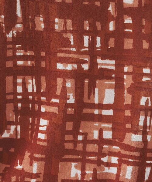 UNTITLED / アンタイトル ニット・セーター | 【セットアップ可能/アンサンブル可能/シアー】チェックプリント プルオーバーニット | 詳細7