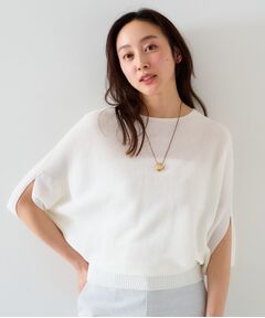 UNTITLED / アンタイトル ニット・セーター | 【体型カバー/清涼感】ドルマンスリーブ プルオーバーニット