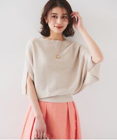 UNTITLED / アンタイトル ニット・セーター | 【体型カバー/清涼感】ドルマンスリーブ プルオーバーニット