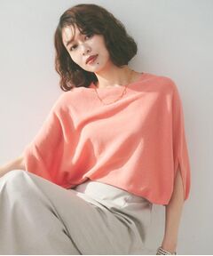 UNTITLED / アンタイトル ニット・セーター | 【体型カバー/清涼感】ドルマンスリーブ プルオーバーニット