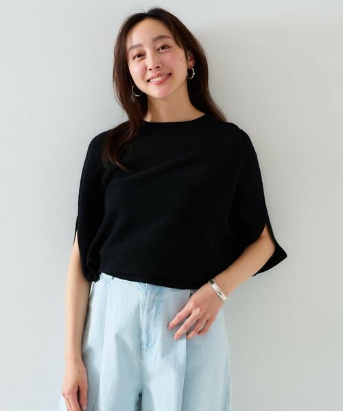 UNTITLED / アンタイトル ニット・セーター | 【体型カバー/清涼感】ドルマンスリーブ プルオーバーニット | 詳細10