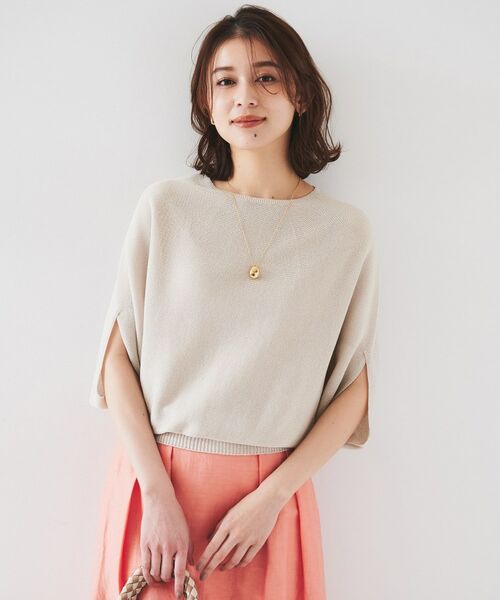 UNTITLED / アンタイトル ニット・セーター | 【体型カバー/清涼感】ドルマンスリーブ プルオーバーニット | 詳細14