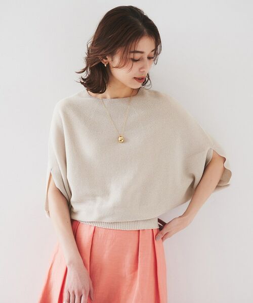 UNTITLED / アンタイトル ニット・セーター | 【体型カバー/清涼感】ドルマンスリーブ プルオーバーニット | 詳細15