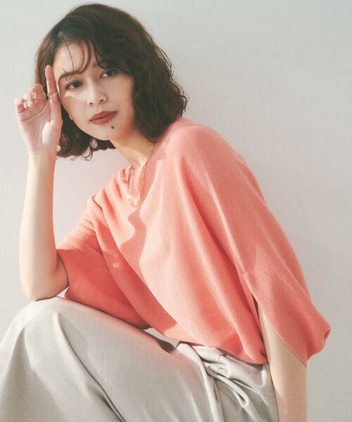 UNTITLED / アンタイトル ニット・セーター | 【体型カバー/清涼感】ドルマンスリーブ プルオーバーニット | 詳細18