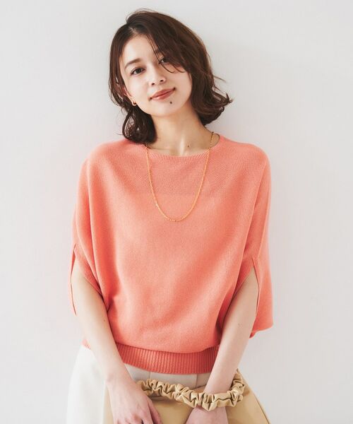 UNTITLED / アンタイトル ニット・セーター | 【体型カバー/清涼感】ドルマンスリーブ プルオーバーニット | 詳細21